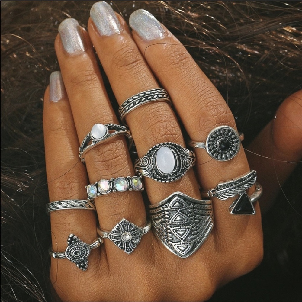 NWT | Boho Rings Set